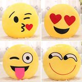 Wholesale 2017 Hot Style Plush Toy Embroidry Emoji Pillow