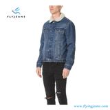 Shear-Ling Lined Blue Denim Jacket for Men and Boys