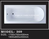 Acrylic Bathroom Soaking bathtub Without Skirt (309)