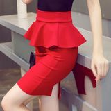 Waist Elastic High Package Hip Skirt Pencil Skirts Women Skirt