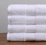 Wholesale 100% Cotton Bath Towels White Color Soft Hand-Feeling Hotel Towel