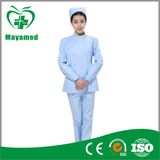 My-Q007 Female Nurse Blue Uniform Nurse Overalls in Hospital