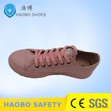 Low Cut Vulcanized Women Pink Canvas Sports Sneaker Leisure Shoes