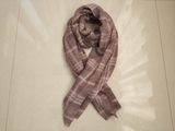 Cotton/Linen Long jacquard Woven Scarf