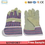 Industrial Work Padded Pig Grain Leather Safety Gloves (JM320S)