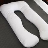 Invisible Zipper Removable Cover U Shaped Pregnancy Pillow