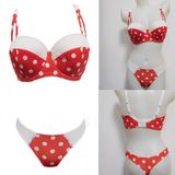 2018 Hot Sexy Big Polka DOT Bra Youth Lingerie Set