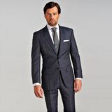 Bospoke Slim Fit Blue Coat Pant Men Suit