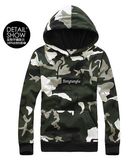 2015 Fashion Casual Printed Hoodid Camouflage Sweater for Men