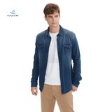 New Style Simple Long Sleeves Men Elastic Denim Shirts by Fly Jeans