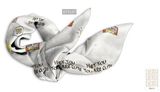 Cute Pattern Deisgn Silk Scarf