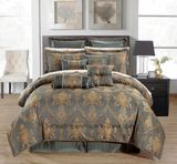 Jacquard Wedding Comforter Cover 3D Design Bedding Set