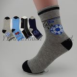 Children Football Cool Cartoon Car Sport Running Socks Crew Socks