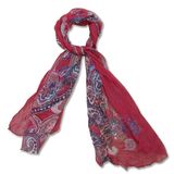 Ladies Long Fashion Printed Silk Scarf