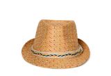 Paper Braid Straw Fedora Hat