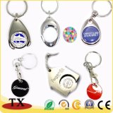 Customized Metal Trolley Coin Holder Key Chain for Promotion Gift
