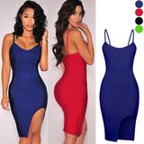 Sexy Sleeveless Dress Bodycon Cocktail Party Dress Clubwear for Women