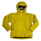 Solid Lemon Hooded Rain Jacket/Raincoat