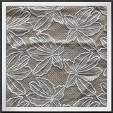 Maple Leaf Mesh Embroidery Lace Fabric