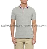 OEM Service 100 Polyester Grey Polo Shirts (ELTMPJ-59)