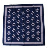 New Design Uniform Printed Silk Polyester Logo Scarf (SF-007)