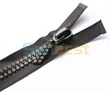 Shining Diamond Resin Diamond Zippers