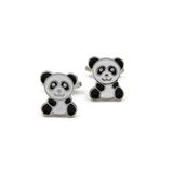 VAGULA Quality Panda Mancuerna Cufflinks (HLK35142)