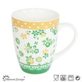 Colorful Simple Nice New Bone China 12oz Mug