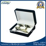 High Quality Metal Tie Clip Metal Cufflinks in Velvet Box