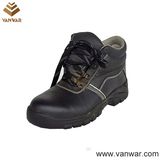 Abrasion Resistant Military Working Safety Boots with Steel Plate (WWB047)