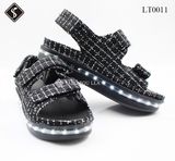 2018 fashion Shoes, Beach Shoes, Wholesale Rechargeable LED Sandal Shoes Adult