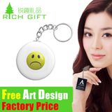 Wholesale Custom PVC Emoji Keyring with No Minimum Order