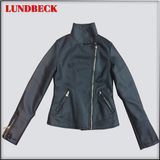 Best Sell Fashion PU Outerwear Jacket for Women