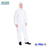 White Color Microporous Non-Woven Work Disposable Coverall