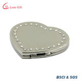 Portable Heart Shape Cosmetic Mirror for Sale