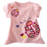 Cute Kids Girl Cotton Spandex T Shirts