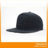 100% Cotton Custom Embroidery Snapback Cap