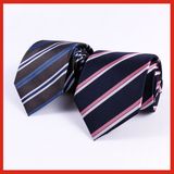 Men's Polyester Striped Neck Tie for Wholesale