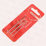 Hand Sewing Needles in Blister Card with Custom Logo