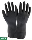 Neoprene Acid & Alkali Resistant Chemical Work Gloves with Fleece Linings