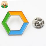 Polygon Shape Metal Badge for Gift