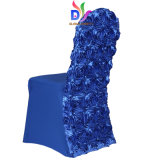 High Quality Hot Sold  Back 3D Embroidery Spandex Lycra Chair Cover