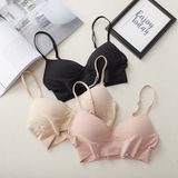 Simple Style Cotton Modal Underwear Sports Top Girls Daily Bra