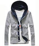 2017 Custom Made Cheap Plain Men Hooded Sweatshirt