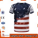 100% Polyester Sublimation Printing Custom 3D Tshirt