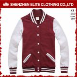 Wholesale Blank Plain Custom Cotton Baseball Jacket Men (ELTBQJ-547)