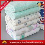 100 Polyester Super Soft Printing Coral Fleece Blanket