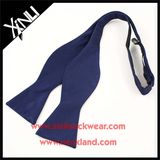 100% Silk Woven Self Bowtie Navy for Men