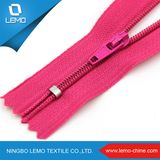 Zipper Factory High Quality Silver Teeth Nylon Zipper for Jacket