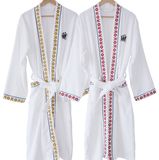 Factory Wholesale High Quality Cotton Hotel Bathrobe (DPFT8068)